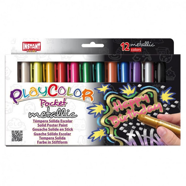 PLAYCOLOR 10131 METALLIC POCKET 12ud.