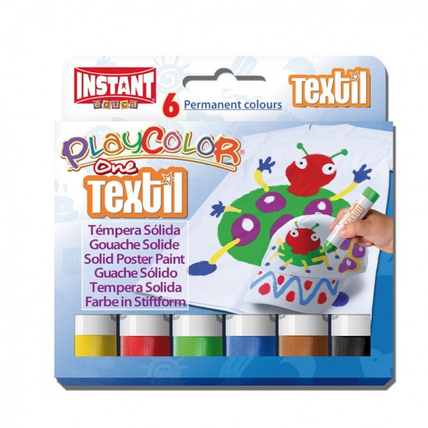 PLAYCOLOR 10401 TEXTIL ONE  6 Colorers