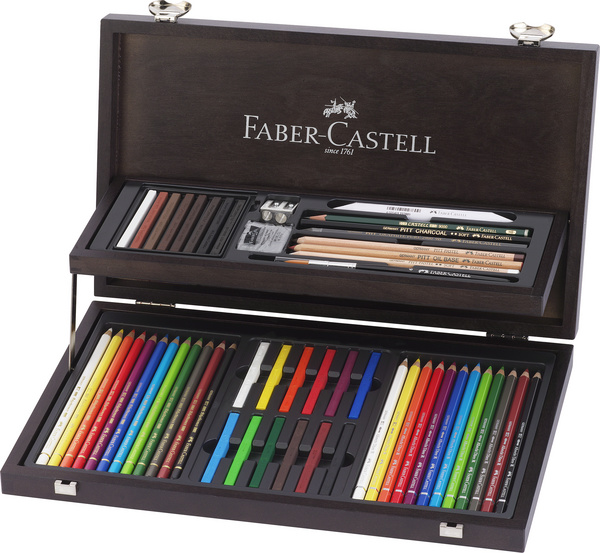 ac FABER-110013 CAJA MADERA 120 LAPIZ POLYCHROMO