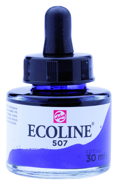 ac ECOLINE ACUARELA LIQUIDA 30ml. 507-ULTRAM.VIOLE