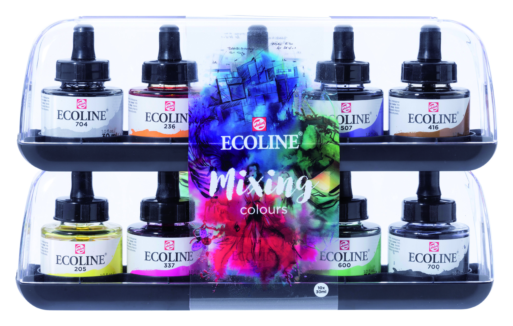 ECOLINE SET 10x30ml. MIXING