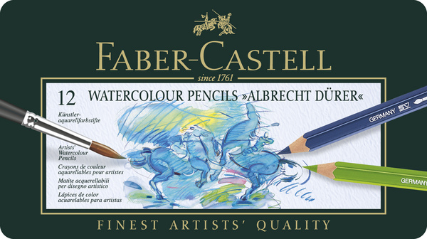 ac FABER-117512 CAJA METAL 12 LAPIZ ALBERT DURER