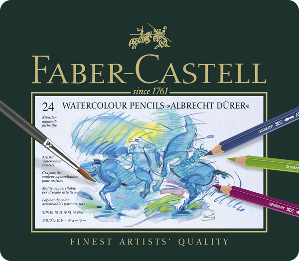 ac FABER-117524 CAJA METAL 24 LAPIZ ALBERT DURER