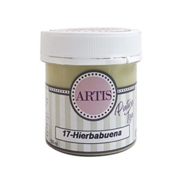 ac PINTURA  CHALK PAINT ARTIS 100ml.TIZA17P HIERBA