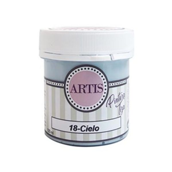 ac PINTURA  CHALK PAINT ARTIS 100ml.TIZA18P CIELO