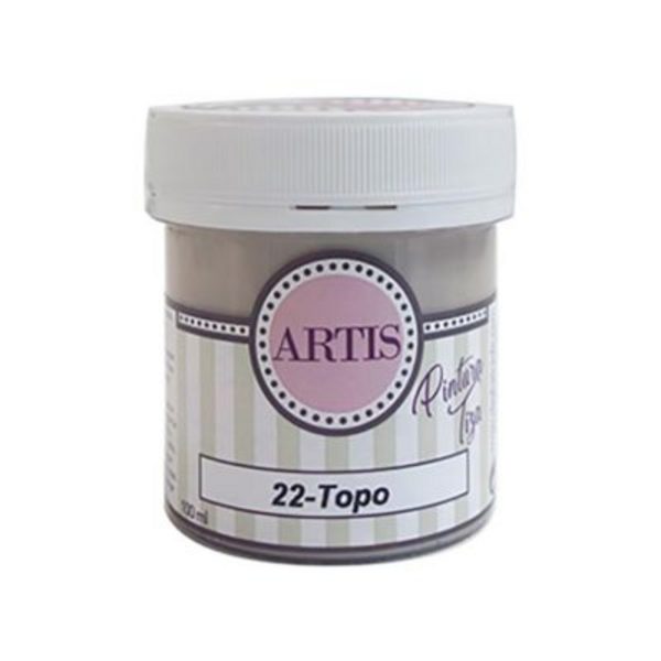 ac PINTURA  CHALK PAINT ARTIS 100ml.TIZA22P TOPO