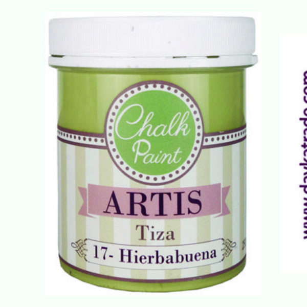 ac PINTURA  CHALK PAINT ARTIS 250ml.TIZA17 HIERBAB
