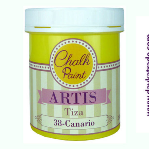 ac PINTURA  CHALK PAINT ARTIS 250ml.TIZA38 CANARIO