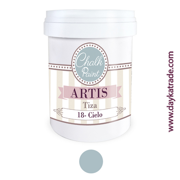 ac PINTURA  CHALK PAINT ARTIS 750ml.TIZA-L18 CIELO