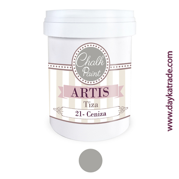 ac PINTURA  CHALK PAINT ARTIS 750ml.TIZA-L21 CENIZ