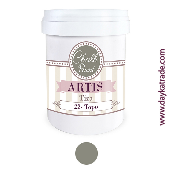 ac PINTURA  CHALK PAINT ARTIS 750ml.TIZA-L22 TOPO