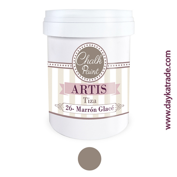ac PINTURA  CHALK PAINT ARTIS 750ml.TIZA-L26 MARRO