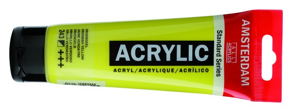 ac ACRILICO AMSTERDAM 120ml.243-AMAR.VERDOSO