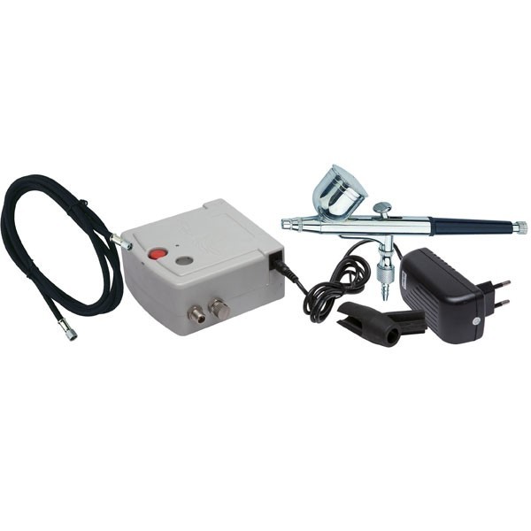 ac DISMOER 26100 JUEGO COMPRESOR VOGUE+AEROGRAFO