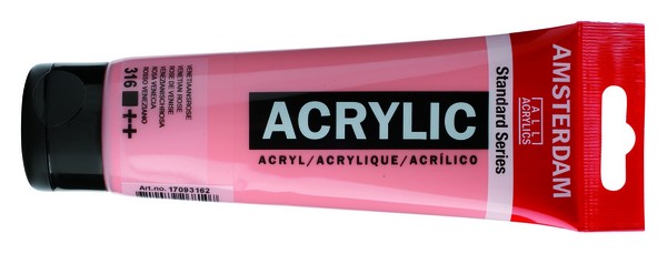 ac ACRILICO AMSTERDAM 120ml.316-ROSA VENECIA