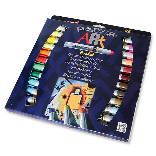 ac PLAYCOLOR 58251 ART ONE GOUACHE 24ud.+Tablilla