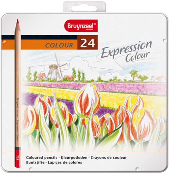 ac BRUYNZEEL METAL C/24 LAPIZ COLOR EXPRESION