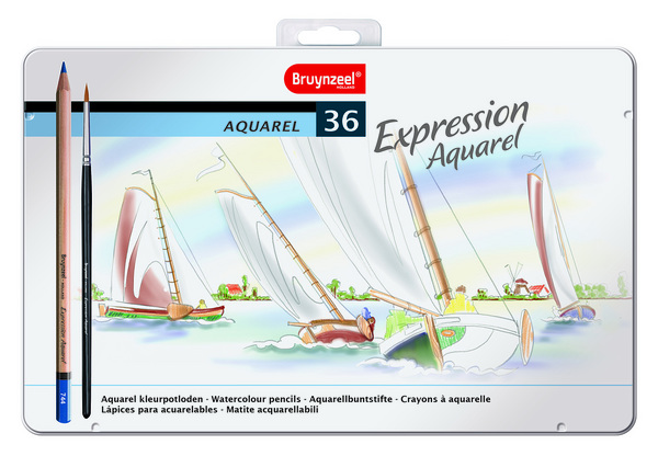 ac BRUYNZEEL METAL C/36 LAPIZ ACUARELA EXPRESION