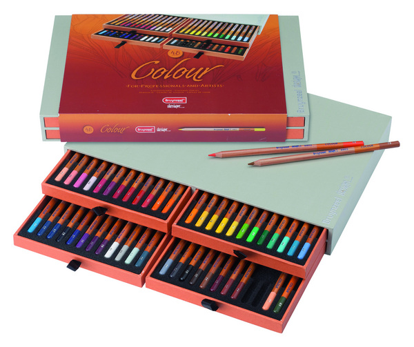 ac CAJA MADERA BRUYNZEEL DESING 48-LAPIZ COLOR