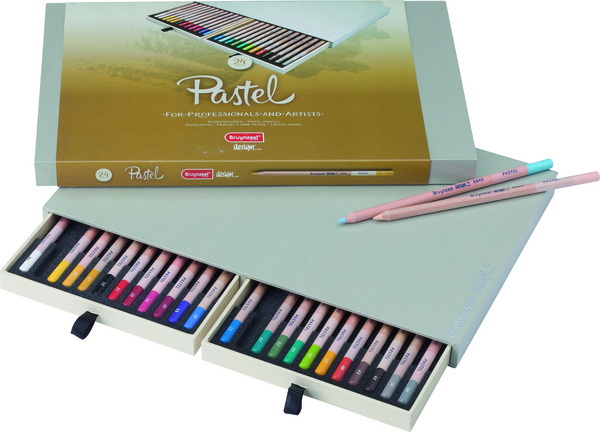 ac CAJA MADERA BRUYNZEEL DESING 24 LAPIZ PASTEL