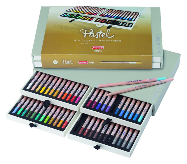 ac CAJA MADERA BRUYNZEEL DESING 48 LAPIZ PASTEL