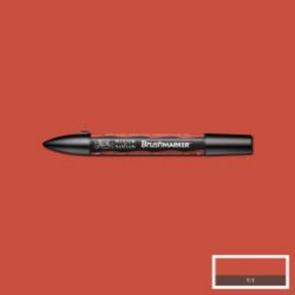 ac ROTULADOR W&N BRUSH MARKER R946-BURNT ORANGE