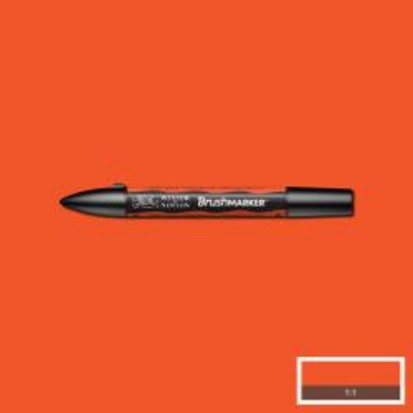 ac ROTULADOR W&N BRUSH MARKER O177-BRIGHT ORANGE
