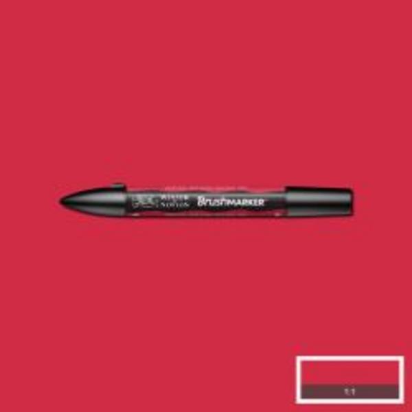 ac ROTULADOR W&N BRUSH MARKER R665-BERRY RED