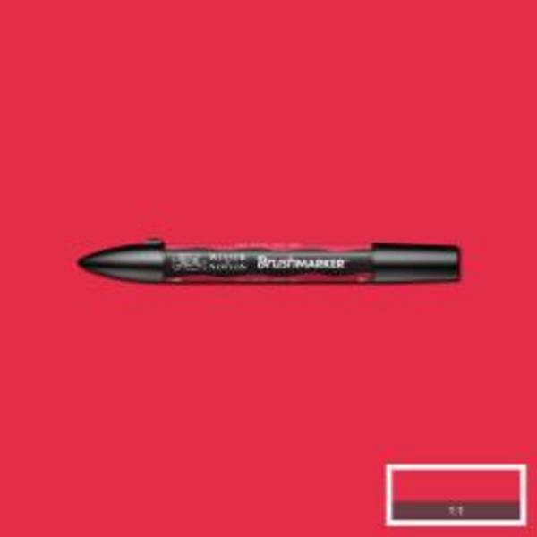 ac ROTULADOR W&N BRUSH MARKER R666-RED