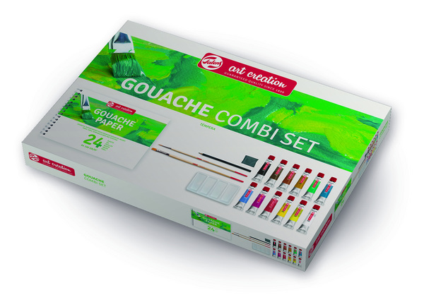 ac COMBISET ARTCREATION 12 GOUCHE 12ml.+Bloc+Acces