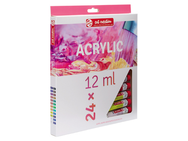 ac CAJA ACRILICO ARTCREATION 24x12ml.