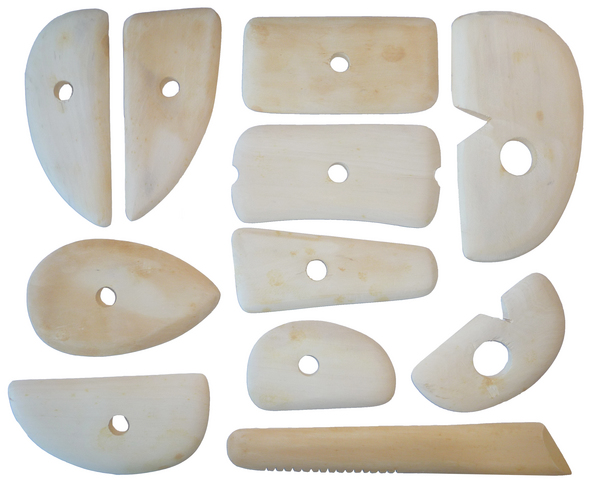SET MEDIAS LUNAS MADERA 11 PZAS