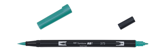 ac ROTULADOR PINCEL 2/p TOMBOW-373 sea blue