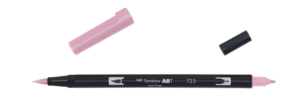 ac ROTULADOR PINCEL 2/p TOMBOW-723 pink