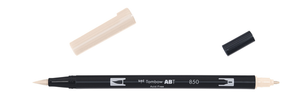 ac ROTULADOR PINCEL 2/p TOMBOW-850 flesh