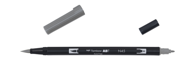 ac ROTULADOR PINCEL 2/p TOMBOW-N45 cool gray 10
