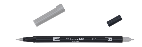 ac ROTULADOR PINCEL 2/p TOMBOW-N65 cool gray 5