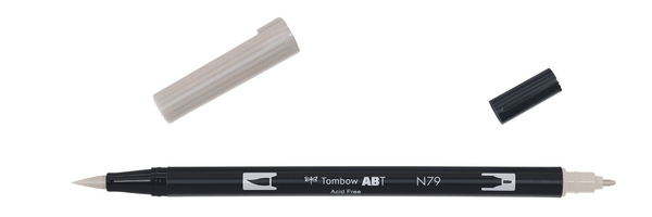 ac ROTULADOR PINCEL 2/p TOMBOW-N79 warm gray 2