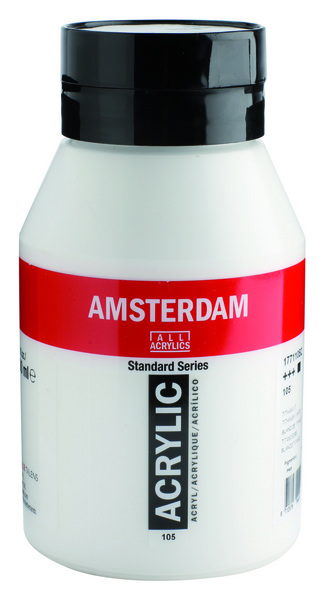ac ACRILICO AMSTERDAM 1000ml.105-BLANCO TITANIO
