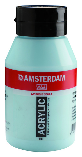 ac ACRILICO AMSTERDAM 1000ml.551-SKY BLUE LT.