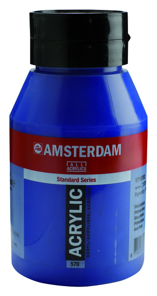 ac ACRILICO AMSTERDAM 1000ml.570-AZUL FTALO