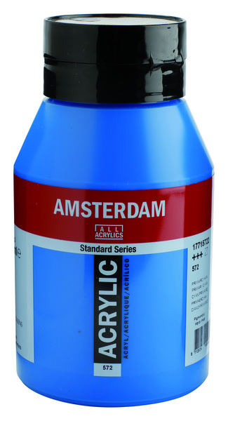 ac ACRILICO AMSTERDAM 1000ml.572-AZUL CYAN PRIMARI