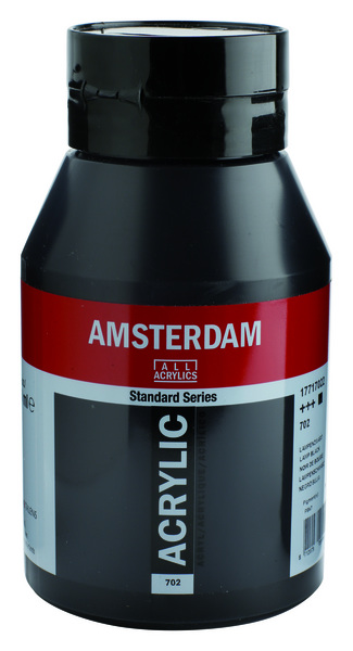 ac ACRILICO AMSTERDAM 1000ml.702-LAMP BLACK