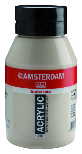 ac ACRILICO AMSTERDAM 1000ml.718-WARM GREY