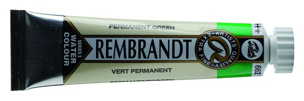 ac ACUARELA REMBRAN.S2 20ml. 662-VERDE PERMAN.
