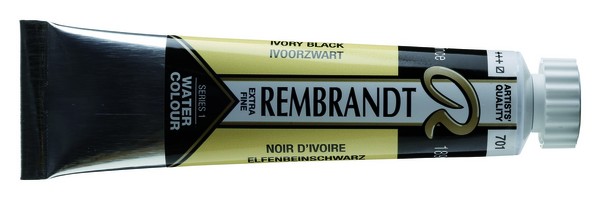 ac ACUARELA REMBRAN.S1 20ml. 701-NEGRO MARFIL