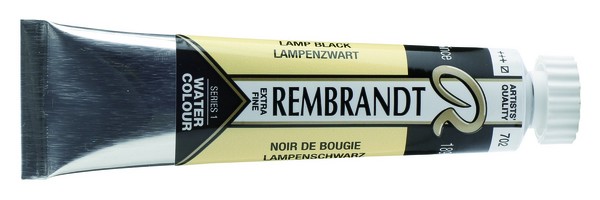 ac ACUARELA REMBRAN.S1 20ml. 702-NEGRO BUJIA