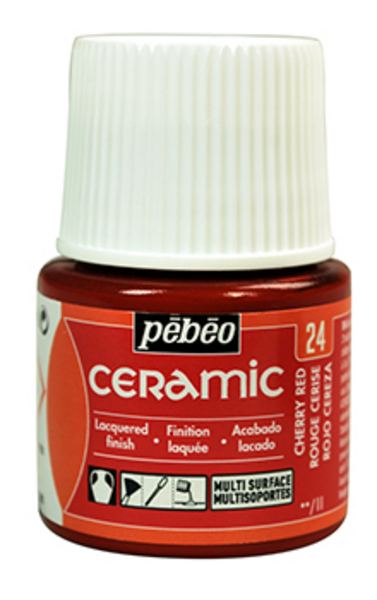 PEBEO CERAMICO-24 ROJO CEREZA