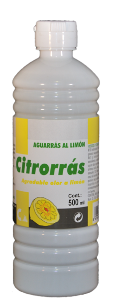 CITRORRAS AGUARRAS AL LIMON 500ml.