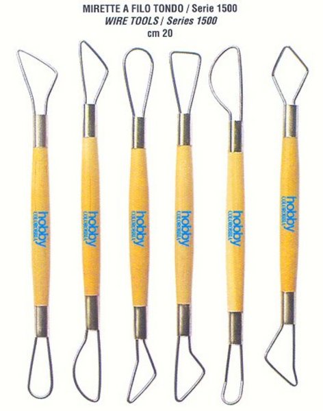 SET 6 VACIADORES MHC-1500 FILO REDONDO 20cm.